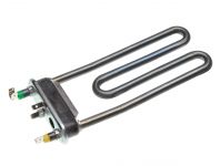 ТЭН (нагреватель) L=170 мм, 1700W, изогнутый с отверстием стиральной машины Indesit, Ariston